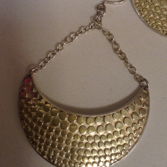Sterling Silver & Gold Tribal Earings